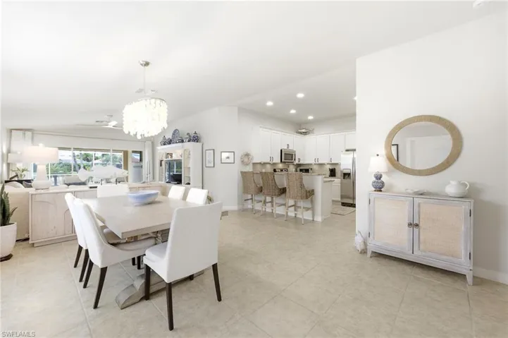 Dining Area and open Kitchen