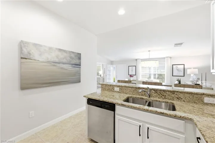 Open Kitchen with access to Living/Dining Area