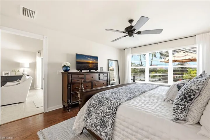 Master Bedroom facing Pool/Lake