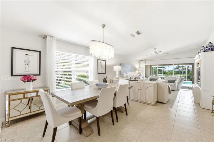 Dining Area and Livin Area in the background