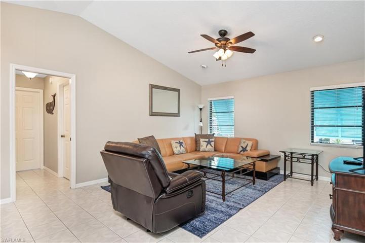 second living area near two guest bedrooms - both with queen beds and share a pool bath