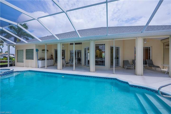 pool lanai looking into the home