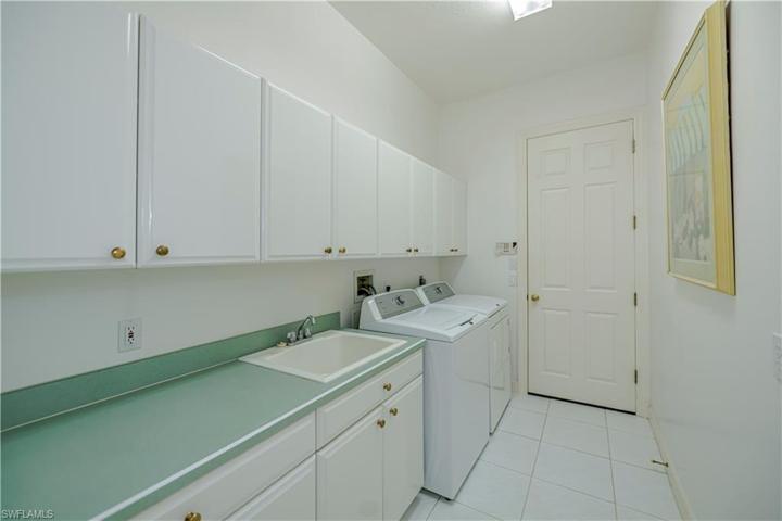 Inside laundry room