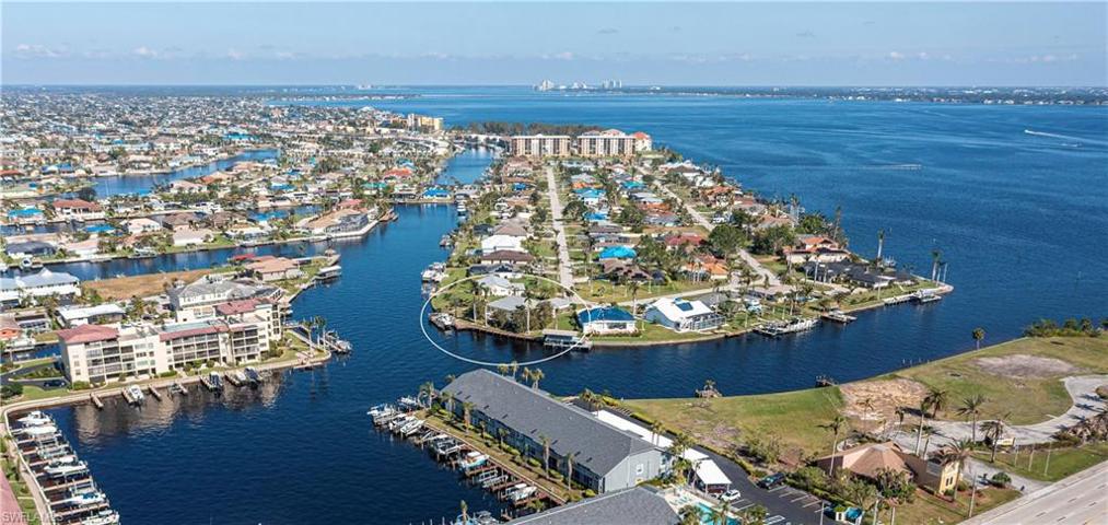 aerial view of home