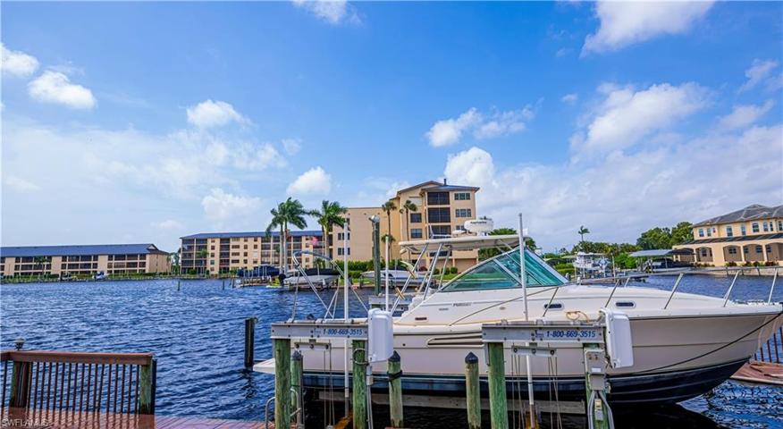 Boat dock and basin water view