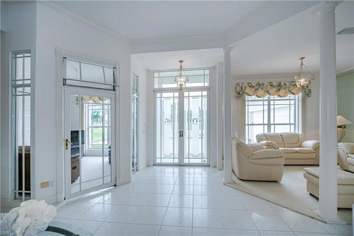 Front entrance from the family room