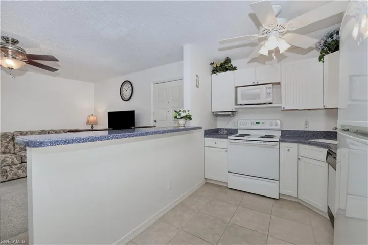 White wood cabinets