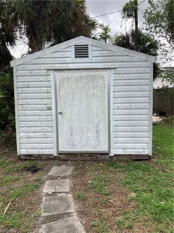 View of outdoor structure