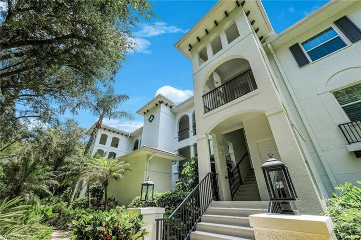 Front entrance to condo