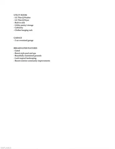 Feature Sheet Page 2