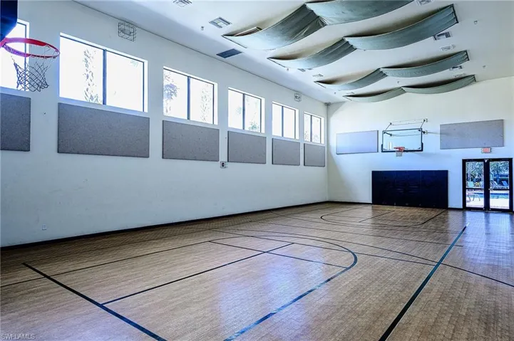 View of basketball court - mu;ti purpose area