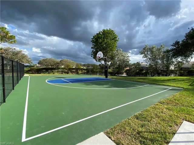 View of basketball play area