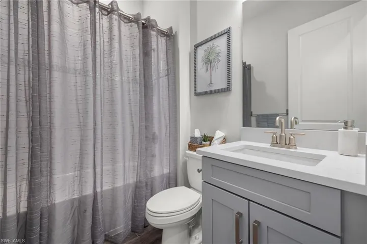 Bathroom #2 with tub/shower combo