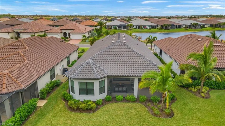 Drone / aerial view showing back of the home