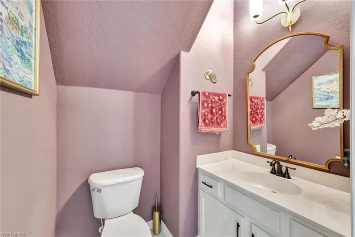 Downstairs powder/half bath