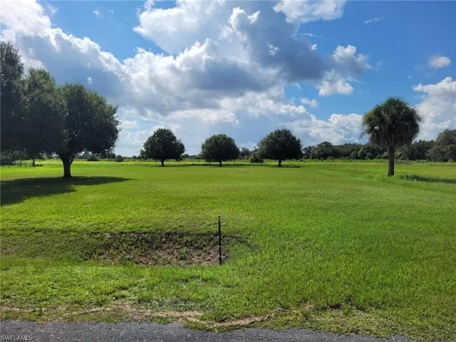 1 acre, with 5 beautiful oaks