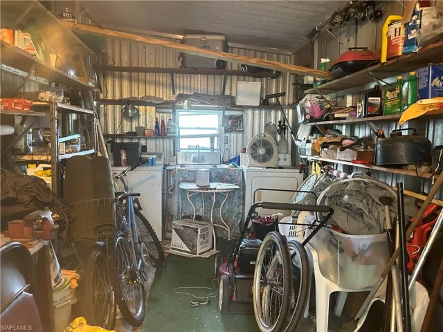 View of storage area