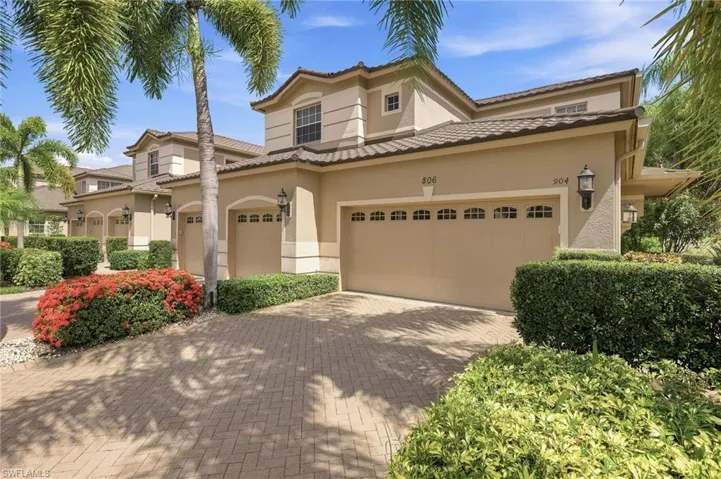 Beautifully maintained coach home in the highly sought-after gated community of Regency Reserve at The Vineyards. Featuring a private elevator, attached 2-car garage, lush tropical landscaping, and elegant Mediterranean architecture, this spacious residence offers luxury living just minutes from Naples beaches, shopping, dining, and golf. Optional membership to The Vineyards Country Club provides access to championship golf, tennis, pickleball, wellness, and resort-style amenities.