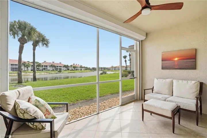 Lake view tile flooring &  electric hurricane shutters;