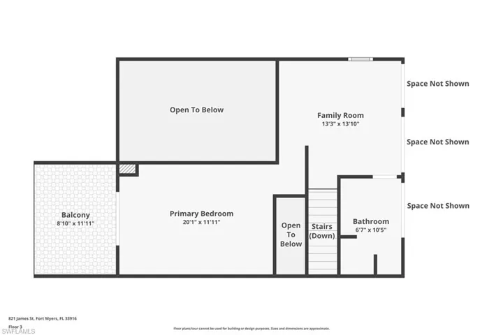 View of room layout