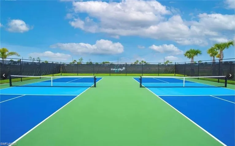 Outdoor pickleball courts