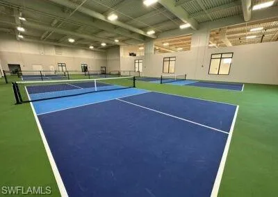 Indoor pickleball courts