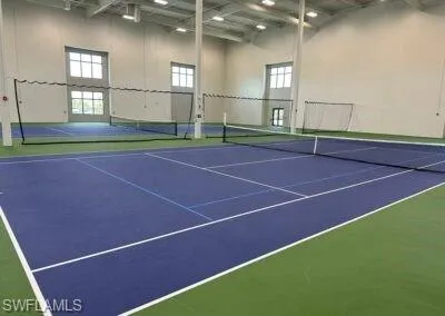 Indoor tennis courts