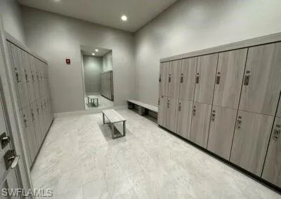 Locker room