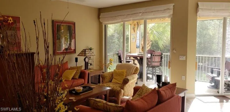 View of living area