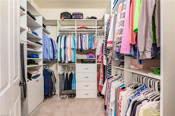 Custom Closet in the Primary Bedroom