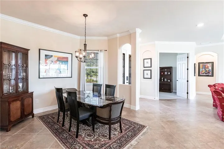 Dining area open to the great room