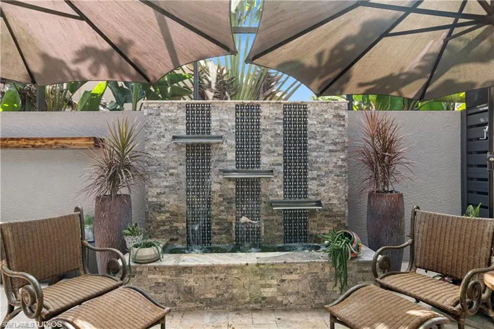 View of patio