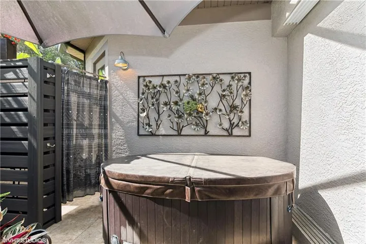Bedroom with bar