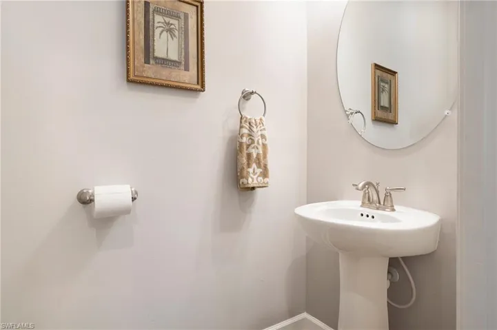 Bathroom featuring baseboards