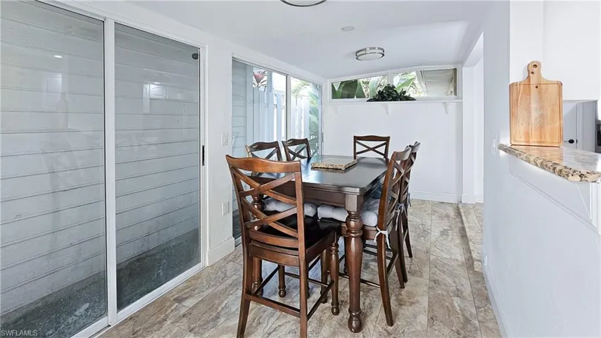 Dining room featuring baseboards