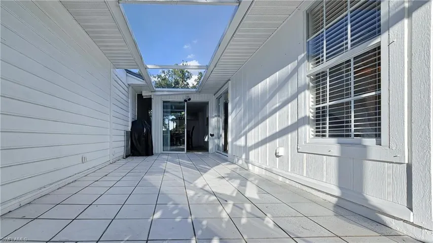 View of patio