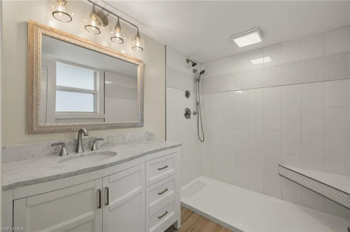 Functional bathroom with a modern shower space - Virtually Edited Image