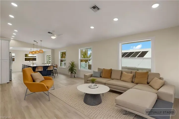 VIRTUALLY STAGED  Living Room