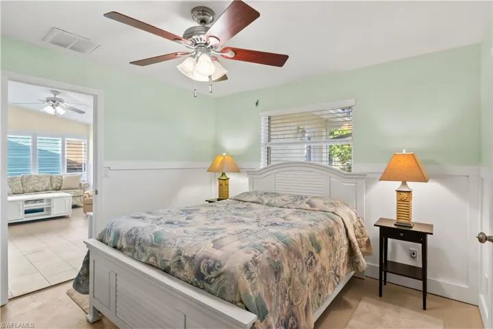 Spacious primary bedroom designed for relaxation, with direct access to the ensuite bathroom and easy flow to living areas.