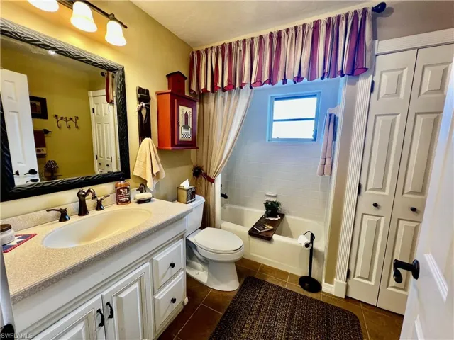 Guest bathroom with Vintage Moen fixtures.