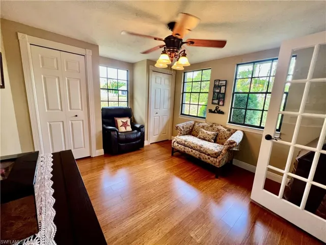 French doors to the den or 4th bedroom.
