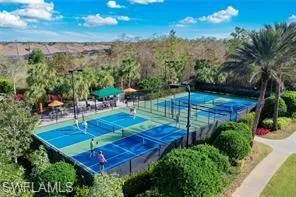 View of tennis court