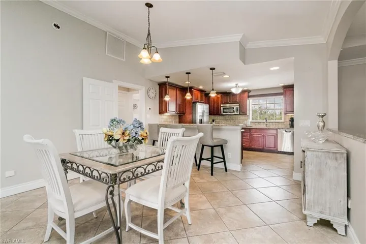 Apt. "A" - It is so roomy! It would accommodate a table for 12 guests!