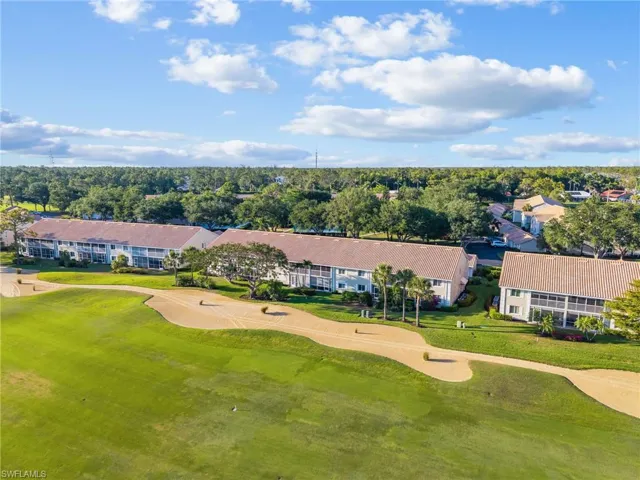 Aerial view featuring view of golf course