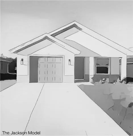 Sketch of front of home