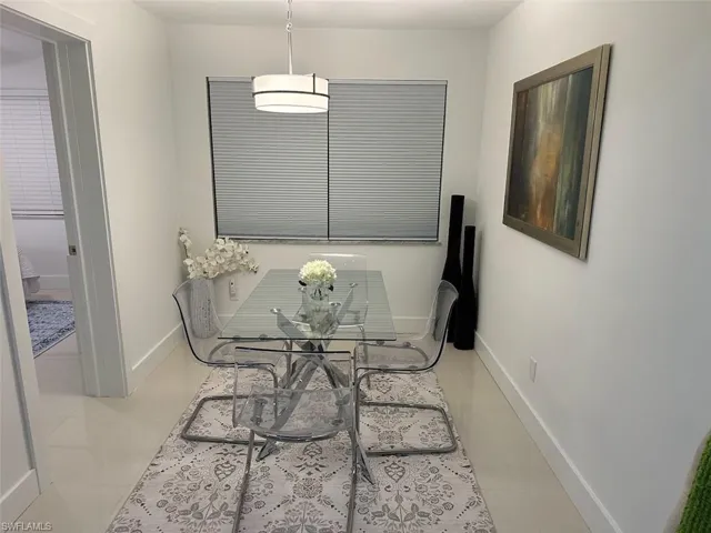 Dining area - actual