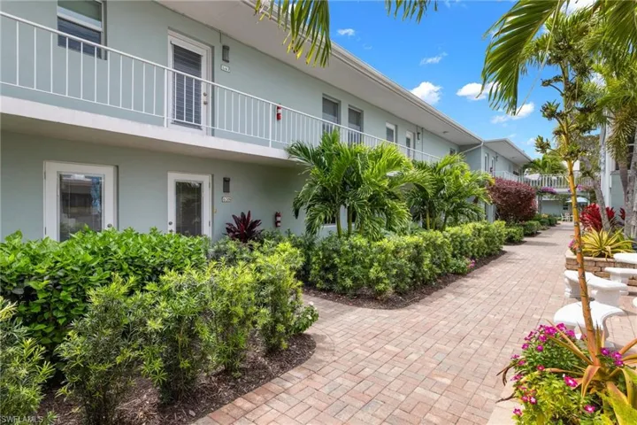 Courtyard outside unit