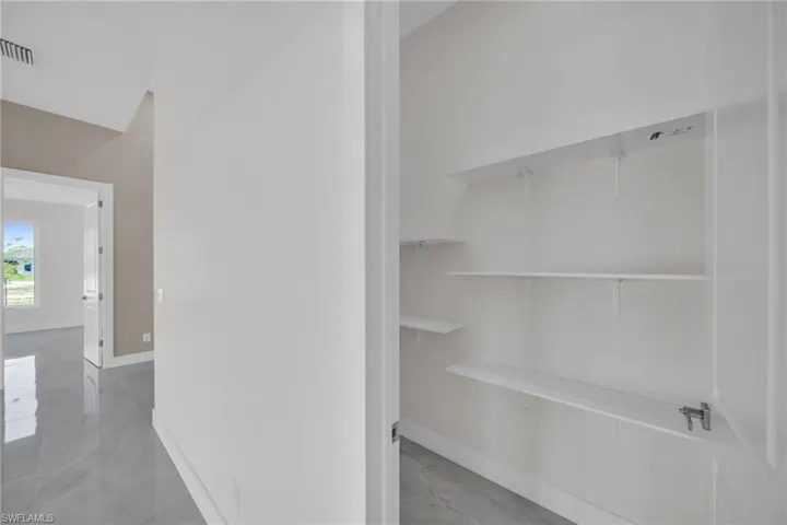 Storage area with visible vents