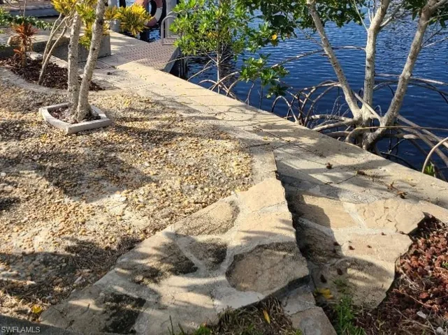 Dockside patio