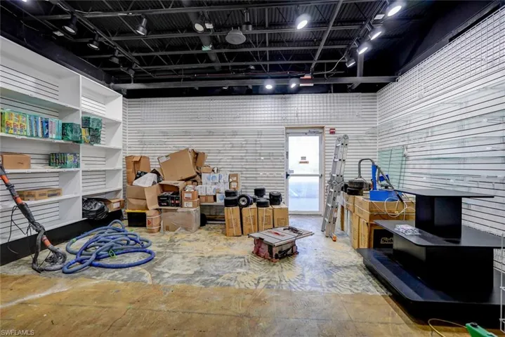 Misc room with concrete floors